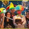 26 Pcs Circus Party Photo Booth Props Decoration Clown Hat Cosplay Costume Set Circus Theme Party Funny Wig Photobooth Accessory for Pretend Play Men Women Cosplay Dress up Decoration